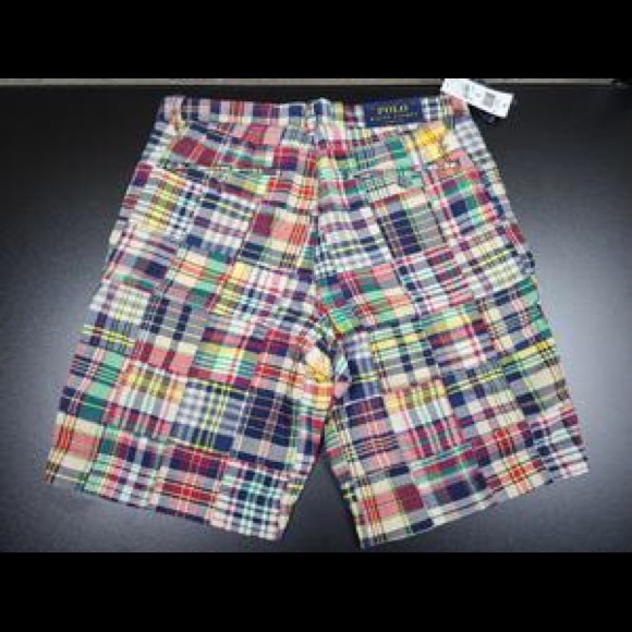 Polo Ralph Lauren - Men's Classic Fit Madras Short - Picture 4 of 5